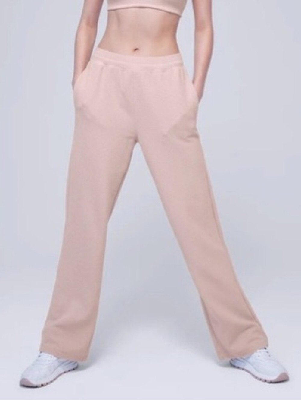 Alo Yoga Micro Waffle Wide Leg High Rise Pants Size Small